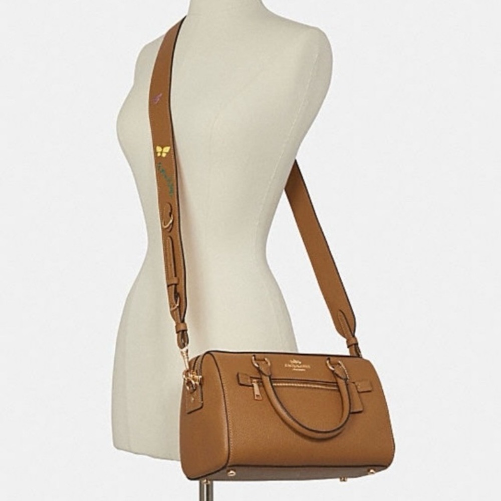 Authentic Coach Rowan Satchel With Diary Embroidery Medium Handbag Purse - Picture 3 of 13